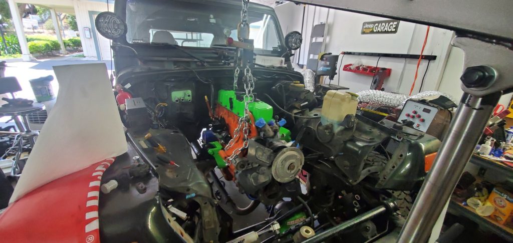 Jeep Wrangler Engine Swap